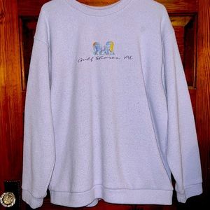 XL Purple Gulf Shores Sweatshirt
